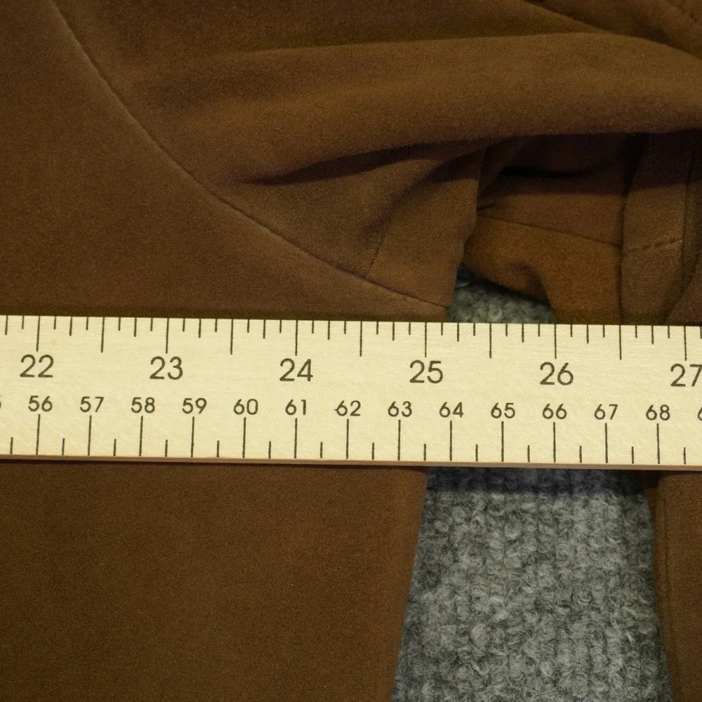 Polo Ralph Lauren Goat Suede Bomber Jacket Mens XL Tan Full Zip Utility Pocket